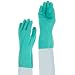 Galaxy GLX 183L 15-18-Mil Thick 13-Inch Large Green Color Nitrile Flock-Lined Gloves (Case of 12 pairs)