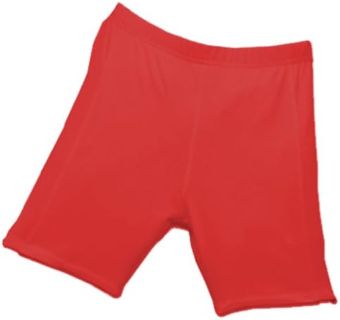 Dragonwing girlgear Girl's Un-Dee Light Compression Workout Shorts, Large (14), Red with Red Mesh