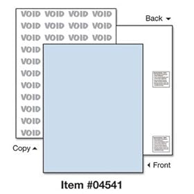 DocuGard Security Paper Blue 81/2 x 11 500/Ream