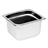 Excellante Sixth Size 4-Inch Deep 24 Gauge Anti Jam Pans