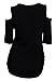 eVogues Plus size Zipper Front Cold Shoulder Top