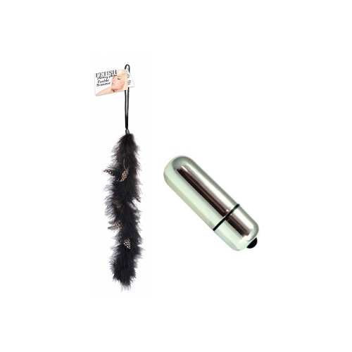 Pipedream Products Fetish Fantasy Series Feather Streamer Black Adult Sex Toy Kit
