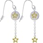 Golden NIGHTTIDE STAR Dangle Earrings