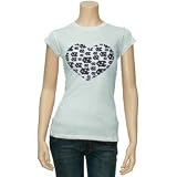 North Carolina Tar Heels (UNC) Ladies Carolina Blue Heart Logo Slim Fit Tissue T-shirt