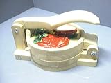 STRAWBERRY Wood Tortilla Maker Stamper Stamp Press NEW
