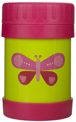 Crocodile Creek Food Jar - Pink Butterfly