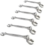 Astro Pneumatic 7119 - 6 Piece Double Offset Flexible Flare Nut Wrench Set - SAE - Astro Pneumatic - 7119