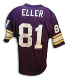 Carl Eller Signed Minnesota Vikings Throwback Purple Jersey