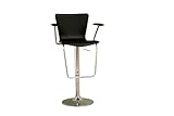 Baxton Studio Elisabetta Bar Stool, Black