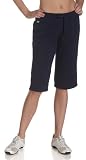 Russell Athletic Women's Motion French Clam Digger, Navy, Medium