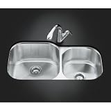 KOHLER K-3356-NA Undertone Extra-Large/Medium Undercounter Kitchen Sink