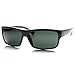 Modern Rectangular Action Sports Sunglasses (Shiny-Black)