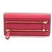 Coach Bonnie Leather Zip Slim Envelope Wallet 42541 Coral Pink