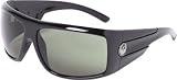 Dragon Alliance Shield Sunglasses, Jet Black/Green Lens 720-1978