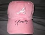John Smoltz Signed Atlanta Braves Pink Hat