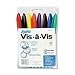 Vis-�-Vis&reg Wet-Erase Overhead Transparency Markers, Fine Tip, 8-Color Set (SAN16078) Category: Overhead and Chart Markers
