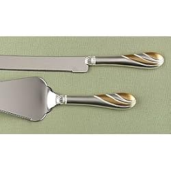 Silver And Gold Serving Set