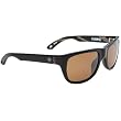 Spy Kubrik Sunglasses - Spy Optic Addict Series Casual Eyewear w/ Free B&F Heart Sticker Bundle - Black with Horn/Bronze