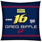 Greg Biffle Team Toss Pillow 18x18 - NASCAR NASCAR Sports Team Merchandise