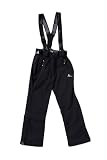 Peak Mountain - Pantalon de ski 10/16 ans GASHELL-Noir-12 ans