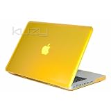 Kuzy® - YELLOW Crystal 13inch Hard Case Cover See Thru for NEW Macbook PRO 13.3" (A1278 with or without Thunderbolt) Aluminum Unibody