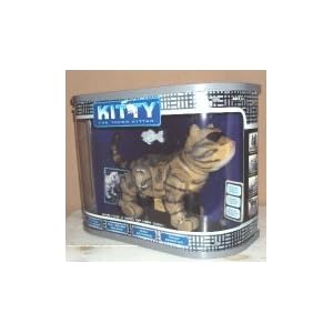 Kitty, the Tekno Kitten brown with gray stripes by Manley Toy Quest