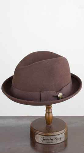 Goorin Brothers Cuz Vito Fedora - Brown