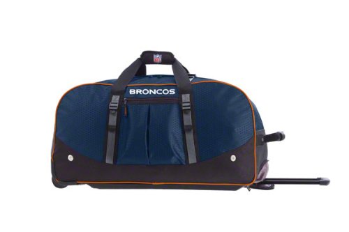 Denver Broncos Rolling Duffel Bag