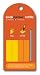 Everyday Innovations Bookmarker Refills, 100 Self Stick Transparent Flags , Orange And Yellow, 2 Pen Refills (BM2)