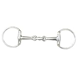 HKM Doppelt gebr.Olivenkopfgebiss 18 mm aus Edelstahl
