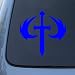 HALO EMBLEM - Vinyl Decal Sticker #A1450 | Vinyl Color: Blue