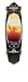 Gravity 35 DIAMOND TAIL INDIAN SUMMER MODEL Complete Longboard Skateboard