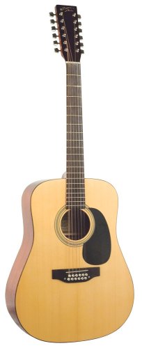 Recording King 12-String Acoustic Top Mahogany