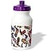 Search : Lee Hiller Designs General Themes - Colorful Western Cowboy Cowgirl Boots - Water Bottles