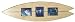WOODY SWALLOW THRUSTER SMALL WHITE