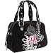 Juicy Couture Bright Lights Black Glitter Glam Large Satchel Bag