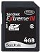 SanDisk 4 GB Extreme III SDHC Card (SDSDRX3-4096-A21, Retail Package)