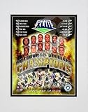 Photo FIle Pittsburgh Steelers Super Bowl XLIII Champions Matted 8x10 Photo
