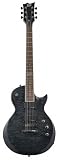 ESP LTD EC200QM Electric Guitar (See Thru Black)