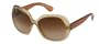 Ray-Ban RB 4098-719/13 JACKIE OHH II Light Brown Sunglasses With Brown Gradient Lenses-60mm