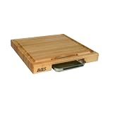 John Boos 18 by 18 by 2-1 4-Inch Newton Prep Master with Graduated Juice Groove and Pan,... by John Boos