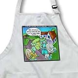Londons Times Funny Bugs and Slugs Cartoons - Snail Real Estate Showings - Aprons