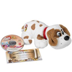 Pound Puppy with DVD: 13 Puppy - White and Tan with Brown Ears by Paw Prints Group, Ltd.