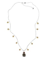 Gingerbread Girl on a Topaz Crystal Waterfall Necklace [Jewelry] Delight Jewelry