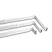 Lockseam Triple Curtain Rod 48-84 inch