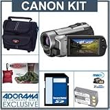 Canon VIXIA HF R100 Flash Memory Camcorder - with 8GB SD Memory Card, Spare NB-2LH Type Lithium-ion Battery, Camcorder Case, Mack Two Year Exteneded Video Warranty, Micro-Fiber Cleaning Cloth,