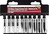 ACE 10 PC. 1/4 DRIVE METRIC DEEP WELL SOCKET SET