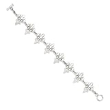 Sterling Silver Gothic Bracelet - 8.5 Inch