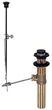 Oil Rubbed Bronze Pop-Up Bathroom Drain w/Overflow