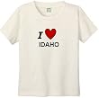 I LOVE IDAHO - BigBoyMusic Youth Designs - White T-shirt